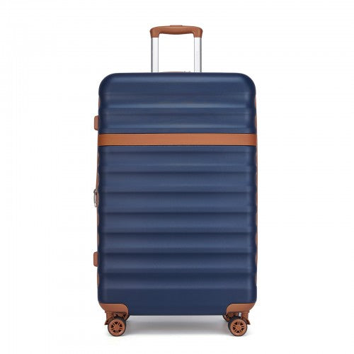 Kono 28" KSK2484 - Expandable Lightweight Hard Shell ABS+PC Check-In Suitcase with TSA Lock Ideal for Extended Trips and Secure Travel