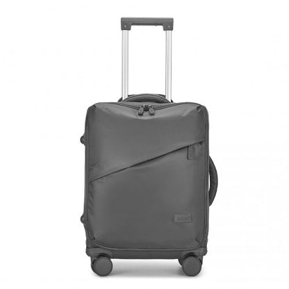 KSK2491 - Kono 20 Inch Lightweight Soft Shell Carry On Cabin Size Suitcase with TSA Lock and Separate Wet/Dry Compartment