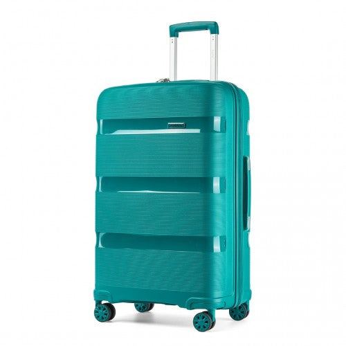 Kono 28" KSK2492 - PP Hardshell Checked Luggage - Lightweight Suitcase with TSA Lock, 360° Spinner Wheels