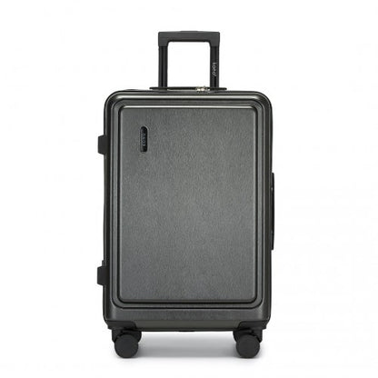 KSK2493 - Kono Durable 24 Inch ABS+PC Hardshell Suitcase with TSA Lock Lightweight Travel Luggage with 360° Spinner Wheels - Grey