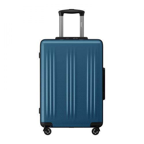KSK2583 - Kono Premium ABS+PC 24 Inch Hard Shell Medium Check-In Luggage with TSA Lock & 360° Silent Spinner Wheels - Navy