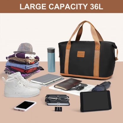 KSK2592+EA2212 - Kono 20 Inch ABS+PC Hard Shell Cabin Suitcase Set with Travel Bag & Toiletry Pouch