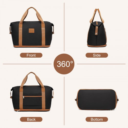 KSK2592+EA2212 - Kono 20 Inch ABS+PC Hard Shell Cabin Suitcase Set with Travel Bag & Toiletry Pouch