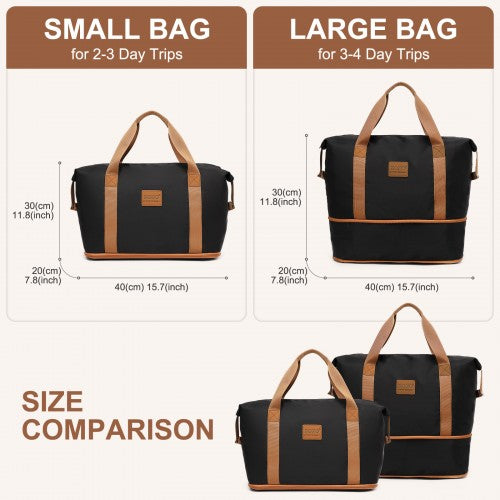 KSK2592+EA2212 - Kono 28 Inch Large ABS+PC Hard Shell Suitcase Set with Travel Bag & Toiletry Pouch