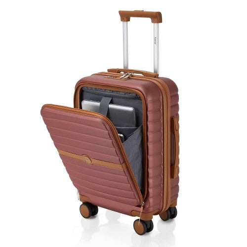 KSK2592 - Kono 21-Inch Front-Opening Cabin Suitcase with 15.6-Inch Laptop Compartment