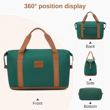 KSK2592+EA2212 - Kono 20 Inch ABS+PC Hard Shell Cabin Suitcase Set with Travel Bag & Toiletry Pouch