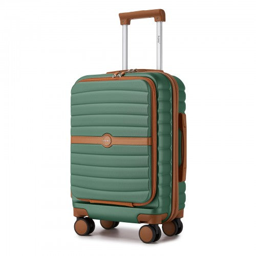 KSK2592 - Kono 21-Inch Front-Opening Cabin Suitcase with 15.6-Inch Laptop Compartment