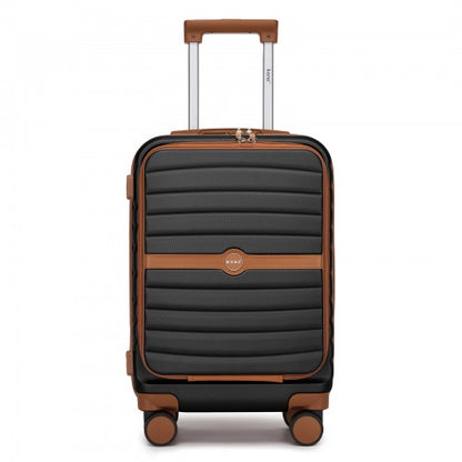KSK2592 - Kono 21-Inch Front-Opening Cabin Suitcase with 15.6-Inch Laptop Compartment