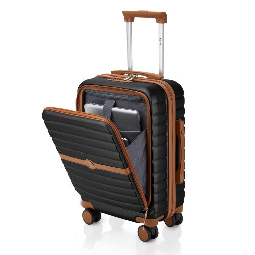 KSK2592 - Kono 21-Inch Front-Opening Cabin Suitcase with 15.6-Inch Laptop Compartment
