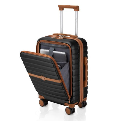KSK2592 - Kono 21-Inch Front-Opening Cabin Suitcase with 15.6-Inch Laptop Compartment