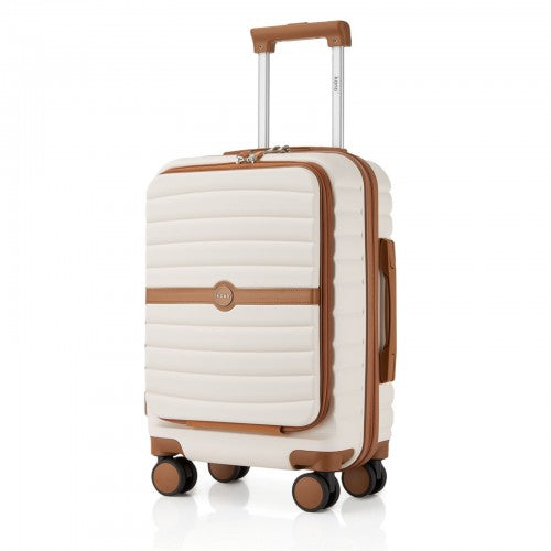 KSK2592 - Kono 21-Inch Front-Opening Cabin Suitcase with 15.6-Inch Laptop Compartment