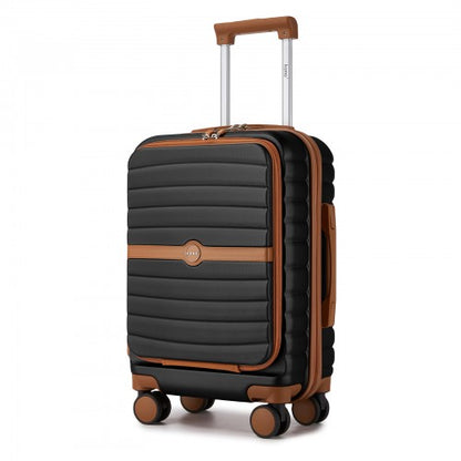 KSK2592 - Kono 21-Inch Front-Opening Cabin Suitcase with 15.6-Inch Laptop Compartment