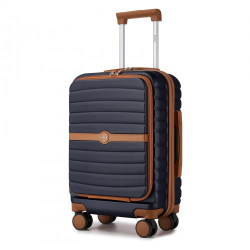 KSK2592 - Kono 21-Inch Front-Opening Cabin Suitcase with 15.6-Inch Laptop Compartment