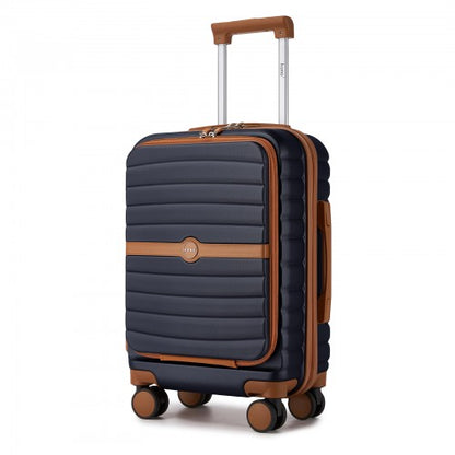 KSK2592 - Kono 21-Inch Front-Opening Cabin Suitcase with 15.6-Inch Laptop Compartment
