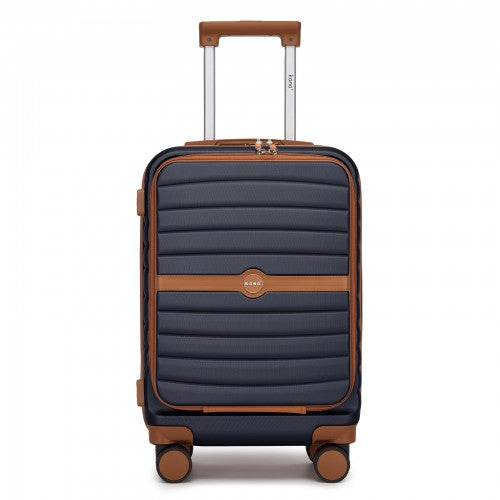 KSK2592 - Kono 21-Inch Front-Opening Cabin Suitcase with 15.6-Inch Laptop Compartment