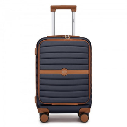 KSK2592 - Kono 21-Inch Front-Opening Cabin Suitcase with 15.6-Inch Laptop Compartment