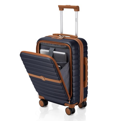 KSK2592 - Kono 21-Inch Front-Opening Cabin Suitcase with 15.6-Inch Laptop Compartment