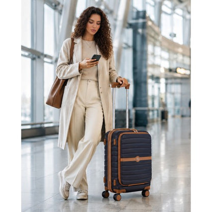 KSK2592 - Kono 21-Inch Front-Opening Cabin Suitcase with 15.6-Inch Laptop Compartment