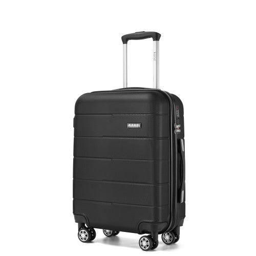 KSK2694 - Kono 20 Inch PC Hard Shell Suitcase, Carry-On Luggage with Silent Wheels & Organised Interior