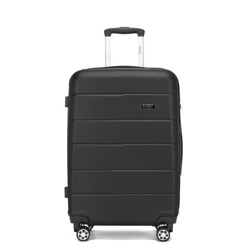 KSK2694 - Kono 24 Inch PC Hard Shell Suitcase, Check‑in Luggage with Silent Wheels & Organised Interior