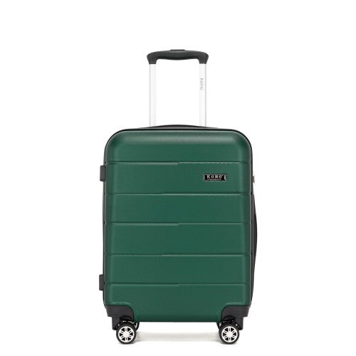 KSK2694 - Kono 20 Inch PC Hard Shell Suitcase, Carry-On Luggage with Silent Wheels & Organised Interior