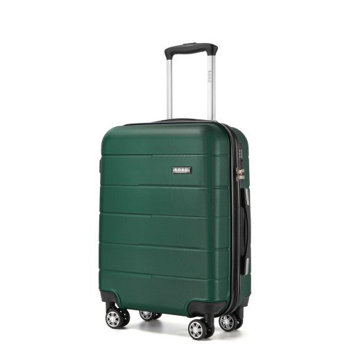 KSK2694 - Kono 20 Inch PC Hard Shell Suitcase, Carry-On Luggage with Silent Wheels & Organised Interior