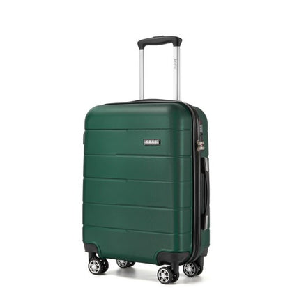 KSK2694 - Kono 20 Inch PC Hard Shell Suitcase, Carry-On Luggage with Silent Wheels & Organised Interior