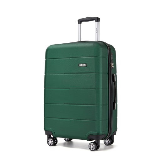KSK2694 - Kono 24 Inch PC Hard Shell Suitcase, Check‑in Luggage with Silent Wheels & Organised Interior