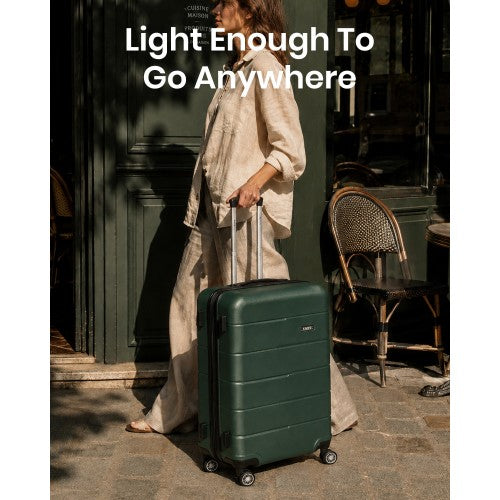 KSK2694 - Kono 24 Inch PC Hard Shell Suitcase, Check‑in Luggage with Silent Wheels & Organised Interior