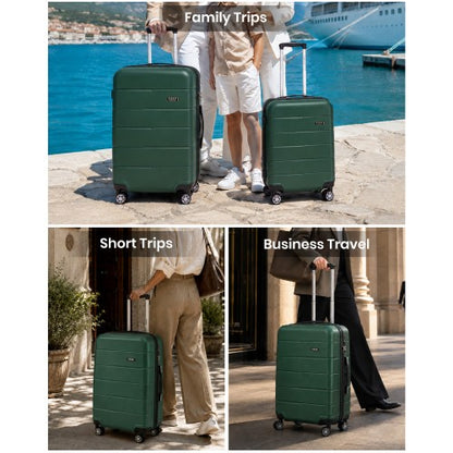 KSK2694 - Kono 24 Inch PC Hard Shell Suitcase, Check‑in Luggage with Silent Wheels & Organised Interior