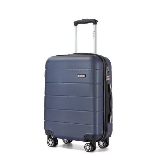 KSK2694 - Kono 20 Inch PC Hard Shell Suitcase, Carry-On Luggage with Silent Wheels & Organised Interior