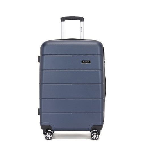 KSK2694 - Kono 24 Inch PC Hard Shell Suitcase, Check‑in Luggage with Silent Wheels & Organised Interior