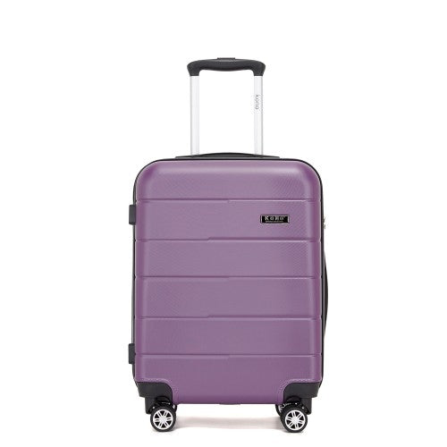 KSK2694 - Kono 20 Inch PC Hard Shell Suitcase, Carry-On Luggage with Silent Wheels & Organised Interior
