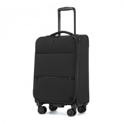 KSN2593 20-inch black suitcase – detail view 20