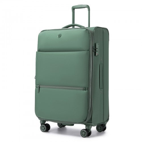 KSN2593 26-inch green suitcase – detail view 26