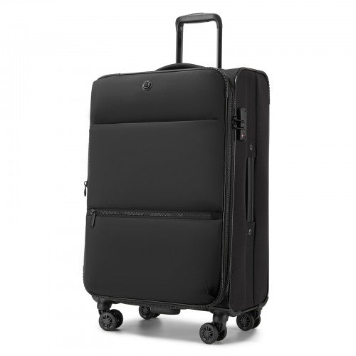 KSN2593 26-inch black suitcase – detail view 26