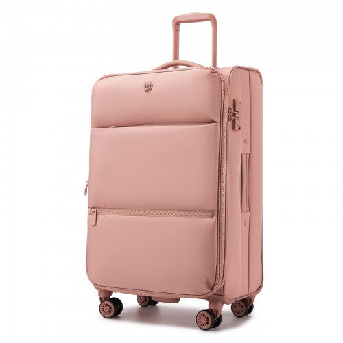 KSN2593 26-inch pink suitcase – detail view 26