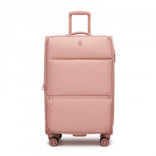KSN2593 20/26/30-inch pink luggage set – set view