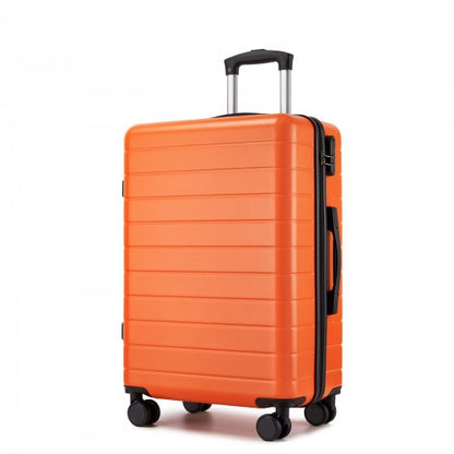 KSN2691 24-inch orange and black suitcase – detail view 24