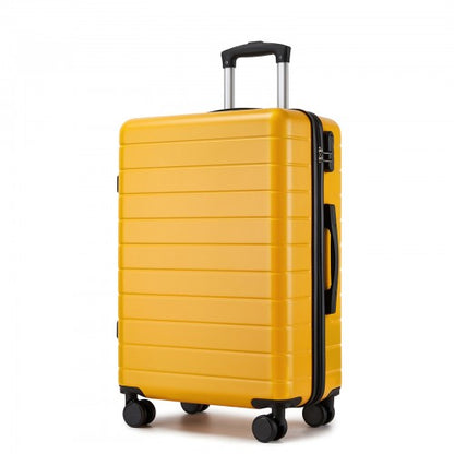 KSN2691 24-inch yellow and black suitcase – detail view 24