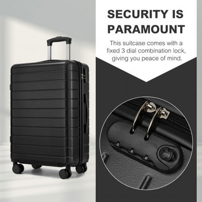 KSN2691 20/24/28-inch black luggage set – set view