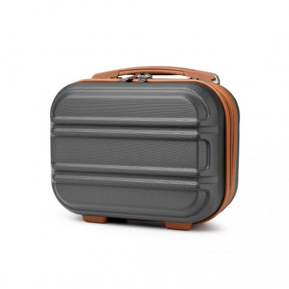 Kono K1871-1L 12-inch grey and brown vanity case – detail view 12
