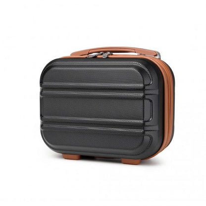 Kono K1871-1L 12-inch black and brown vanity case – detail view 12