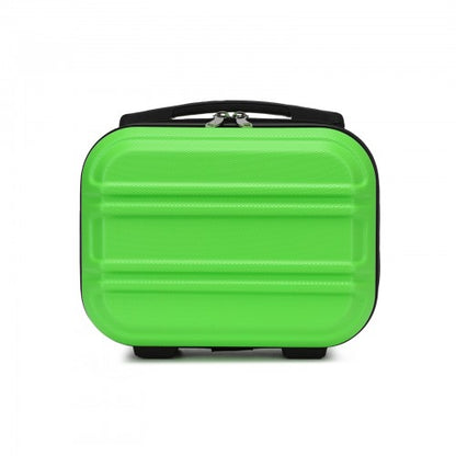 K1871-1L - Kono 12 Inch Lightweight Hard Shell ABS Vanity Case - Green