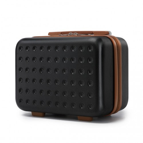 Kono KSK2486 13-inch black and brown vanity case – detail view 13