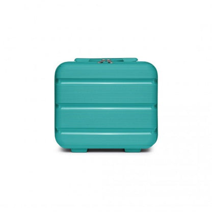 K2092L - Kono 14 Inch Bright Hard Shell PP Vanity Case - Blue