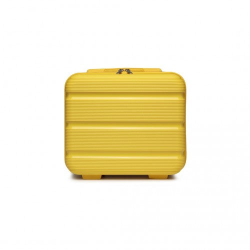 K2092L - Kono 14 Inch Bright Hard Shell PP Vanity Case - Yellow