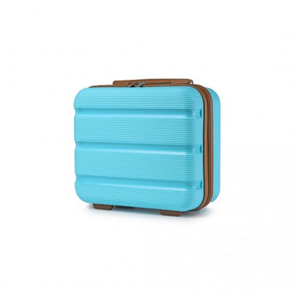 Kono K2092L 14-inch blue and brown vanity case – detail view 14
