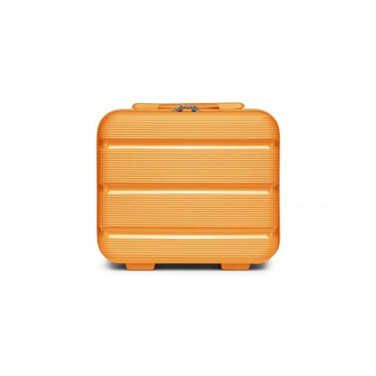 K2092L - Kono 14 Inch Bright Hard Shell PP Vanity Case - Orange