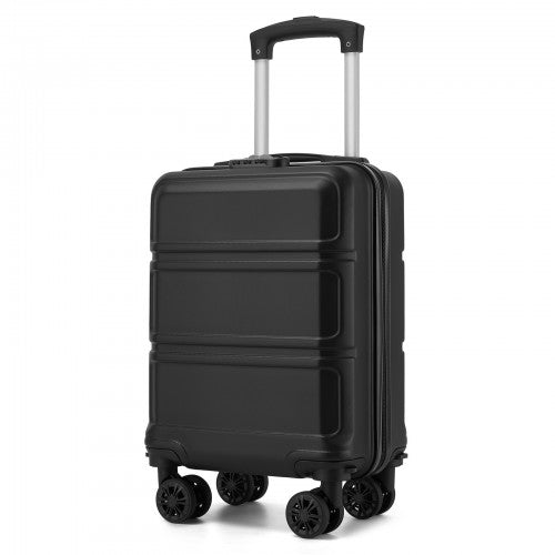 Kono KSK2581 15-inch black suitcase – front view